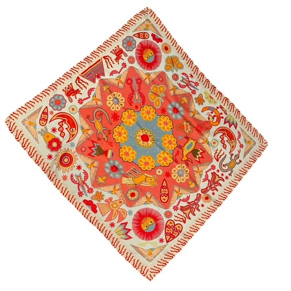 PINEDA COVALIN Mexico Scarf Large Square 43”x 43” - Picture 2 of 14